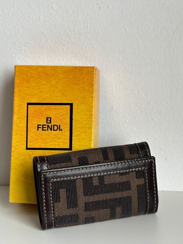 IMG_7005 Fendi Vintgae Zucca Monogram Key Holder (1997)