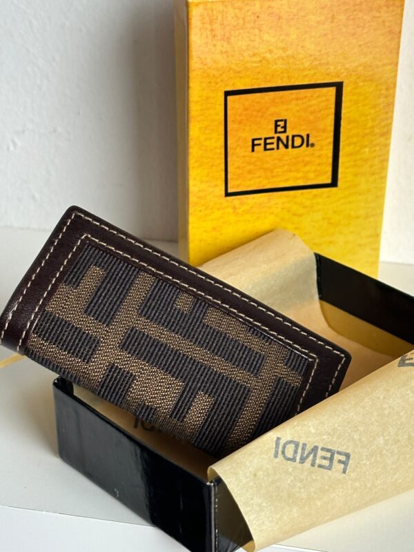IMG_7009 Fendi Vintgae Zucca Monogram Key Holder (1997)