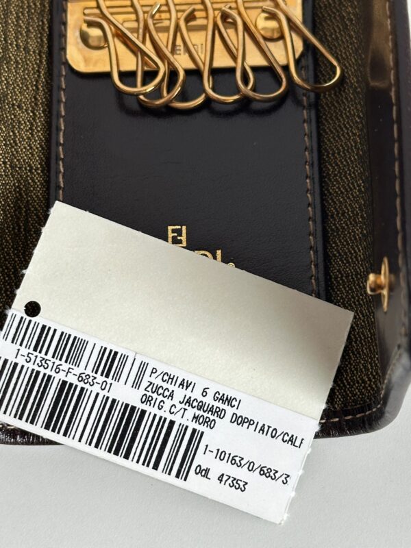 IMG_7013 Fendi Vintgae Zucca Monogram Key Holder (1997)