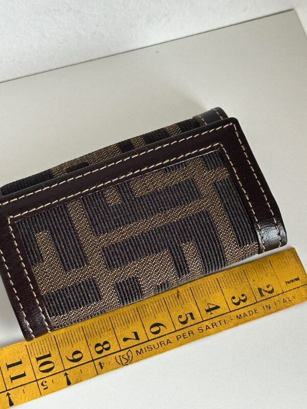 IMG_7018 Fendi Vintgae Zucca Monogram Key Holder (1997)