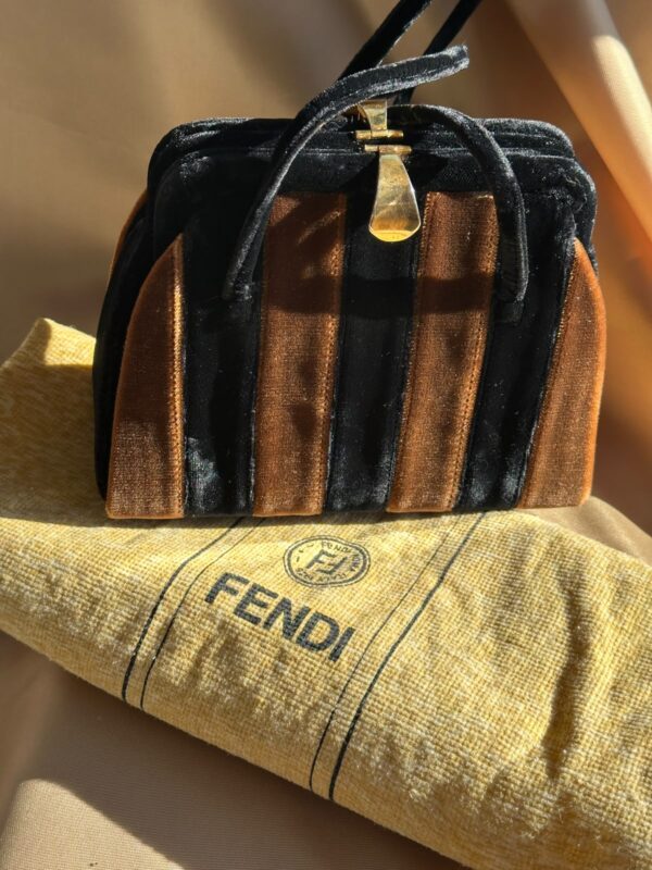 IMG_8463 Fendi Pequin Evening Bag (‘80/‘90)