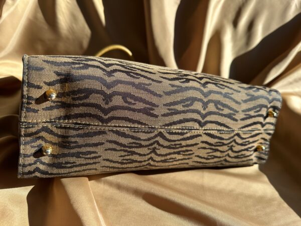 IMG_8476 Fendi Zebra Print Vintage Tote Bag (1996)