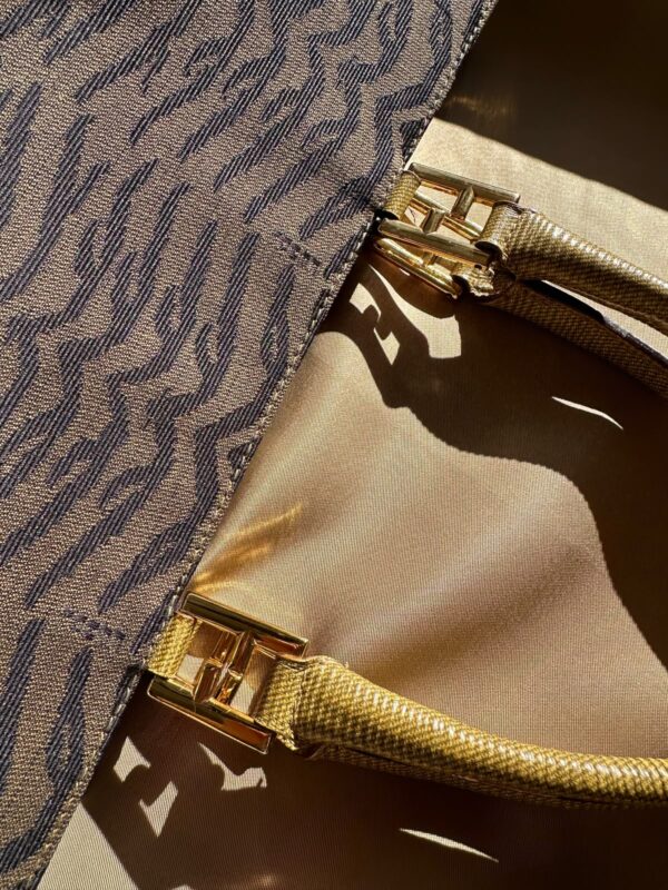 IMG_8477 Fendi Zebra Print Vintage Tote Bag (1996)