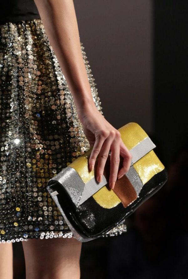 Fendi Geometric Sequined Baguette (2013)