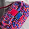 Fendi Multicolor Wool Crochet Baguette (1999)