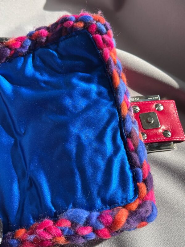 Fendi Multicolor Wool Crochet Baguette (1999)
