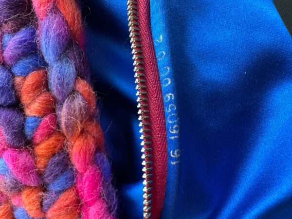 Fendi Multicolor Wool Crochet Baguette (1999)