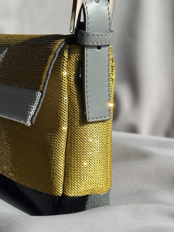 Fendi Geometric Sequined Baguette (2013)