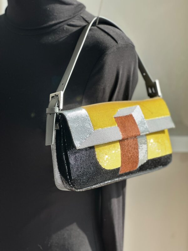 Fendi Geometric Sequined Baguette (2013)