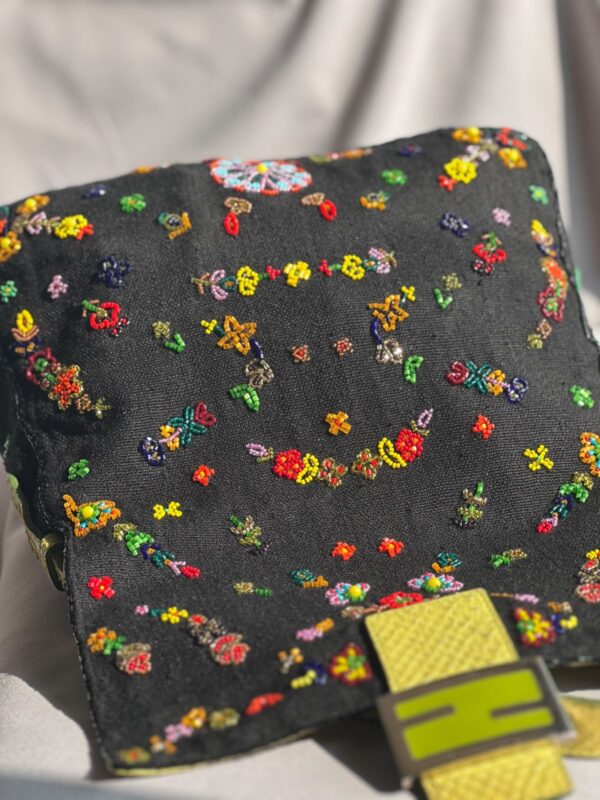 Fendi Floral Beaded Mamma Baguette (2000)