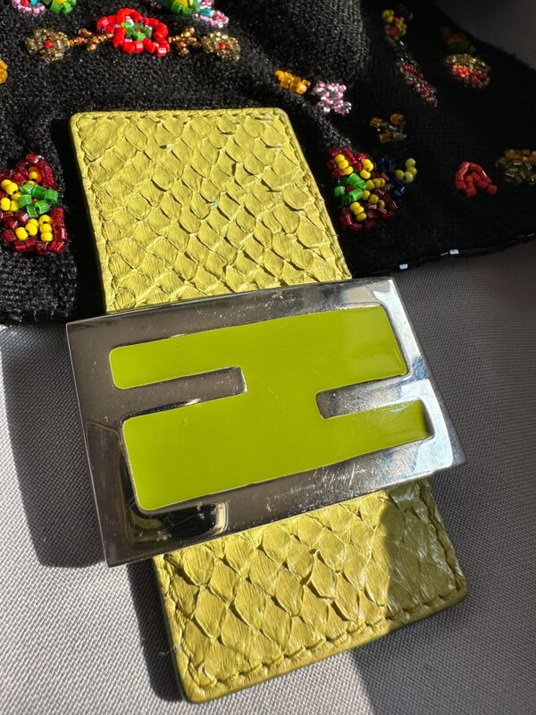 Fendi Floral Beaded Mamma Baguette (2000)