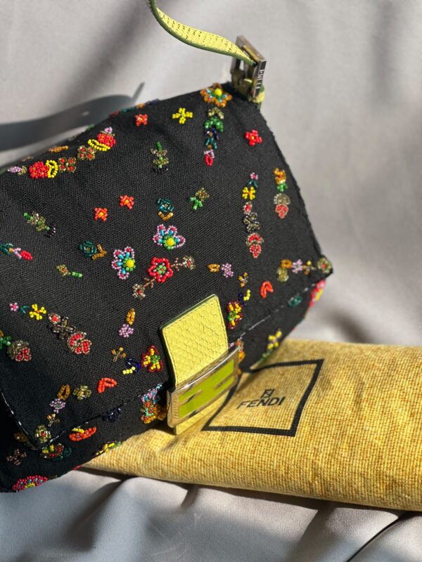 Fendi Floral Beaded Mamma Baguette (2000)