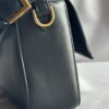 Fendi Black Leather Flap Baguette (2023)