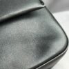 Fendi Black Leather Flap Baguette (2023)