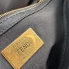 Fendi Black Leather Flap Baguette (2023)