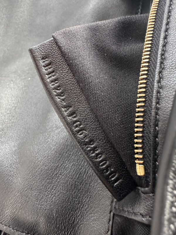 Fendi Black Leather Flap Baguette (2023)