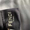 Fendi Black Leather Flap Baguette (2023)