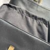 Fendi Black Leather Flap Baguette (2023)