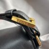 Fendi Black Leather Flap Baguette (2023)